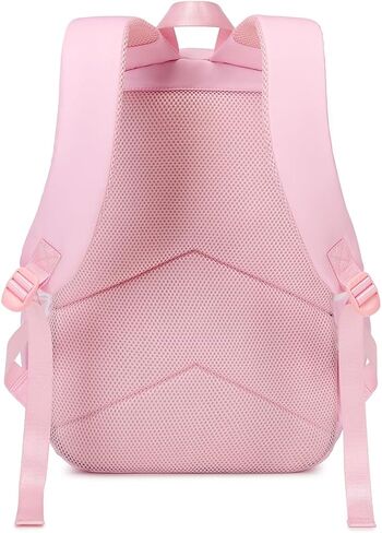 Pink Travel Backpack for Women Girls Backpacks for School Floral Lightweight Cute Toddler Schoolbag Bookbag Water Resistant Carry on Laptop Back pack Flower Daypack in Kuwait