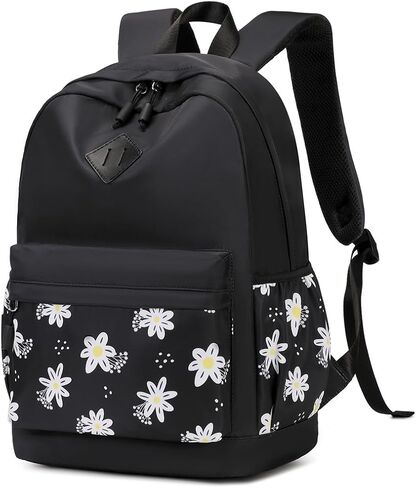 Pink Travel Backpack for Women Girls Backpacks for School Floral Lightweight Cute Toddler Schoolbag Bookbag Water Resistant Carry on Laptop Back pack Flower Daypack in Saudi Arabia