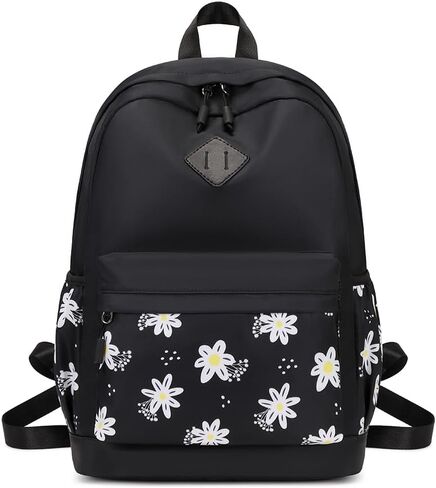 Pink Travel Backpack for Women Girls Backpacks for School Floral Lightweight Cute Toddler Schoolbag Bookbag Water Resistant Carry on Laptop Back pack Flower Daypack in Saudi Arabia
