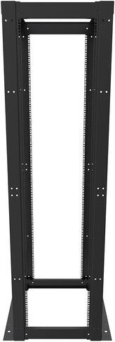NavePoint 42U 23-inch Width 4-Post Frame Rack Open Frame Rack with Cage Nut for 19 Inch Equipments, Server Rack 881 lbs Weight Capacity, Floor Mount, RU Markings in Saudi Arabia