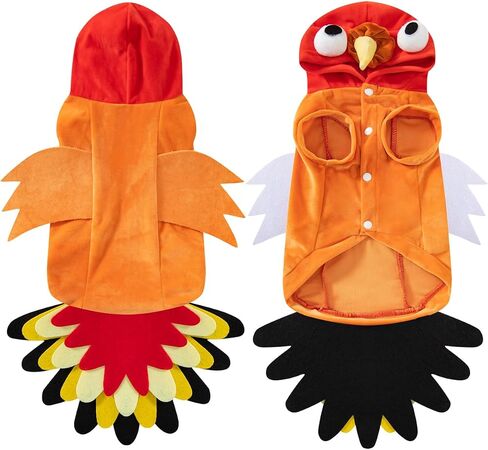 Dog Cat Chicken Costumes, Pet Halloween Thanksgiving Hoodie for Puppy Dogs (X-Large) in Saudi Arabia