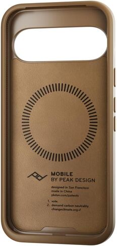 حافظة هاتف للاستخدام اليومي من Peak Design لهاتف Pixel 9 Pro XL - أسمر ضارب للصفرة in Kuwait