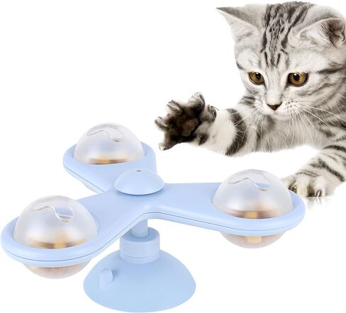 Super Design Tease cat Stick Leaky Food Toy cat Toy Dog Toy Dog Toy self high Boredom Relief pet Toys cat Fidget Spinners in Kuwait