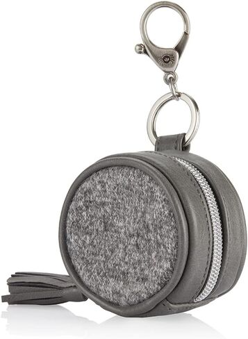 Itzy Ritzy Pacifier Holder Case with Clip - Pacifier Case Includes Clasp to Easily Attach to a Diaper Bag or Purse, Measures 2.5" in Diameter and Holds 2 Pacifiers (Milk & Honey) in Kuwait