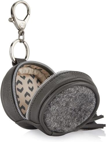 Itzy Ritzy Pacifier Holder Case with Clip - Pacifier Case Includes Clasp to Easily Attach to a Diaper Bag or Purse, Measures 2.5" in Diameter and Holds 2 Pacifiers (Milk & Honey) in Kuwait