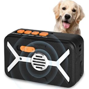 Rechargeable 30KHZ Anti Barking Control - 50FT Sonic Bark Box with 3 Modes - Stop Dog Barking Indoors & Outdoors,guo123