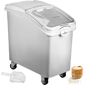 VEVOR 21 Gallon Ingredient Bin with Scoop 400 Cup Ingredient Bin with Sliding Lid Commercial Food Storage for Kitchen