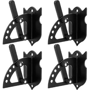 4pcs Deer Skull Mount Hanger, Elk Skull Wall Mount Pronghorn Skull Mount with Screws European Mount Antler Hanger Euro Skull Brackets for Hanging Deer Head