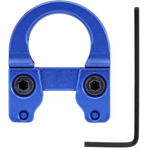 Bowstring Metal D Loop Nocking Loop Buckle Bow Release Aid U Nok Ring with Wrench for Archery Hunting