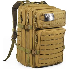 Newest Military Tactical Backpack - Large 45L Army 3 Day Assault Pack Molle Bag Daypack Hiking Trekking Rucksack for Men Women