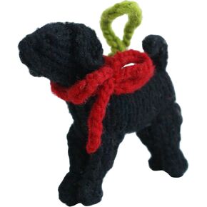 Chilly Dog Black Lab Dog Ornament