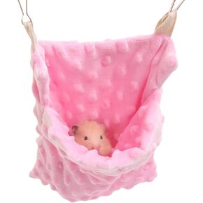 Sugar Glider Bonding Pouch Carrier Bag Sling Sleep Bag with Adjustable Strap for Travel Gliders Ferret Rat Hedgehog Hamster Small Pets (Blue)