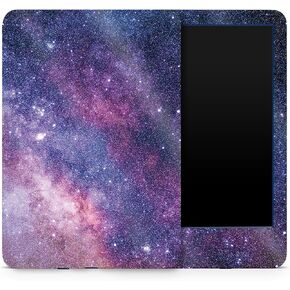 MightySkins Glossy Glitter Skin Compatible with Amazon Kindle 6-inch 11th Gen (2022) Full Wrap - Violet Stars | Protective High-Gloss Glitter Finish | Easy to Apply | Made in The USA