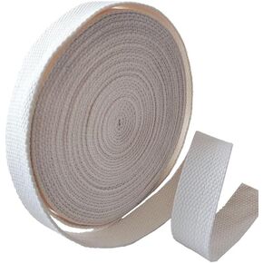 Heavy Cotton Webbing 1 Inch Wide 10 Yard for Webbing Bag Handles, Bag Strap,Tote Bag Webbing，Cloth Belt,Making Outdoor Supplies (Navy Blue, 1 inch)
