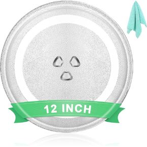 11.5" Universal Microwave Plate Replacement Glass Turntable| Fits LG, GE, Panasonic, Frigidaire, Farberware & More