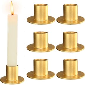 36 Pcs Black Taper Candle Holder Bulk Metal Black Candlestick Holders for Pillar Candles Short Candle Stick Holders Wedding Decor Table Centerpiece for Candle Sticks Anniversary Party Dinning