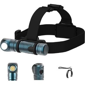 Headlamp Rechargeable LED Headlight Flashlight - 1500 Lumens Headband Head Light for Camping Hiking Fishing, Waterproof Bright Right Angle Head Lamp, Strobe/SOS, Clip-on, USB C Input, IP67
