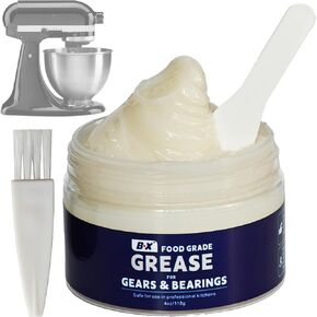 Food Grade Grease for Kitchen Stand Mixers - 4oz Lubricant to Maintain and Extend The Life of Your Food Machine