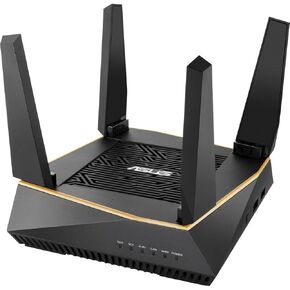 ASUS RT-BE92U BE9700 Tri-Band WiFi 7 Router, Supports New 320MHz Bandwidth & 4096-QAM, MLO, AI WAN Detection, AiMesh Support, Subscription-Free Network Security & Comprehensive VPN Features