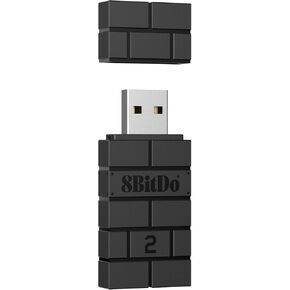 8BitDo USB Wireless Adapter 2 (Black Edition)