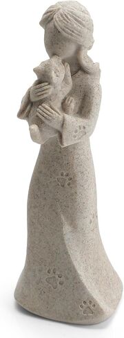 INLOMEM Cat Memorial Gifts, Cat Memorial Gifts for Loss of Cat, Pet Cat Remembrance Gifts, Cat Loss Sympathy Gift, Collectible Hand-Painted Cat Angel Figurine Statue for Cat Lovers (Granite) in Saudi Arabia