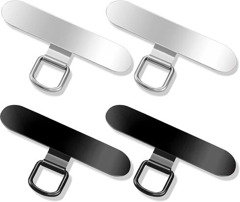 COCASES Metal Phone Tether Tab 4 Pack, Lanyard Tab Universal Phone Strap Patches for Cell Phone Tether Leash Charm in Saudi Arabia