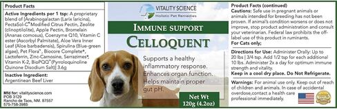 سيلوكينت للكلاب | تعزيز المناعة | يحافظ على درجة الحموضة المناسبة للأمعاء | يعزز وظيفة الجهاز | يساعد على إزالة السموم والاستجابة الصحية للالتهابات | آمن وطبيعي 100% (120 جم) in Kuwait