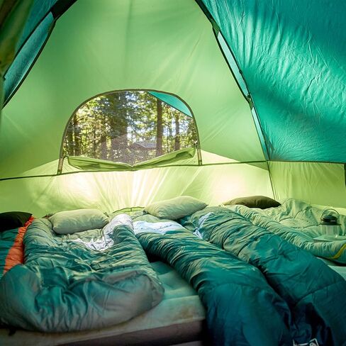 Coleman Carlsbad Dark Room Tent with Screened Porch, 4/6 Person Tent Blocks 90% of Sunlight to Keep Inside Cool, Weatherproof Tent with Easy Setup, Made of PFAS-Free Materials in Saudi Arabia