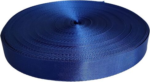 Nylon Webbing 0.75 Inch 1 Inch 1.5 Inch 20 Yards 24 Yards 48 Yards 96 Yards Durable Flat Nylon Webbing Strap for Backpack,Cargo Strap,Pet Leash or Collar,Gardening,Craft in Kuwait