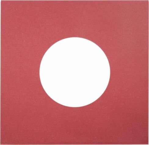 (25) 7" 45rpm Red Vinyl Record Inner Sleeves - Archival Quality, Super Heavyweight 29# Paper with Hole - 07IWRE in Saudi Arabia