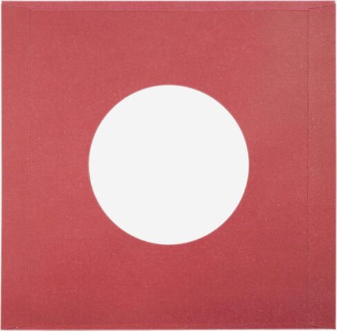 (25) 7" 45rpm Red Vinyl Record Inner Sleeves - Archival Quality, Super Heavyweight 29# Paper with Hole - 07IWRE in Saudi Arabia