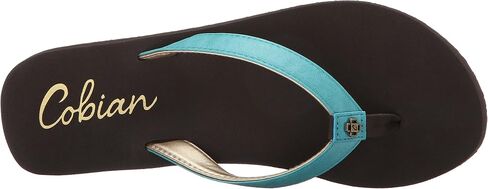 Cobian Women's Skinny Bounce Flip Flops, Tan, 10 in Saudi Arabia