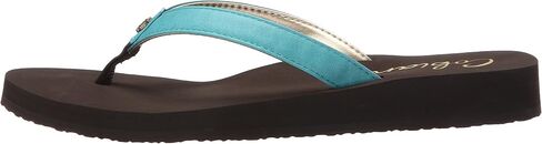 Cobian Women's Skinny Bounce Flip Flops, Tan, 10 in Saudi Arabia