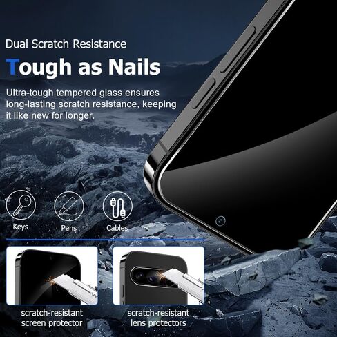 (3+2 Pack) Pixel 6 Pro Screen Protector + HD Camera Lens Protector,3D Curved Full Coverage,Easy installation,9H Tempered Glass, Ultrasonic Fingerprint Compatible,for Google Pixel 6 Pro 5G 6.7 Inch in Saudi Arabia