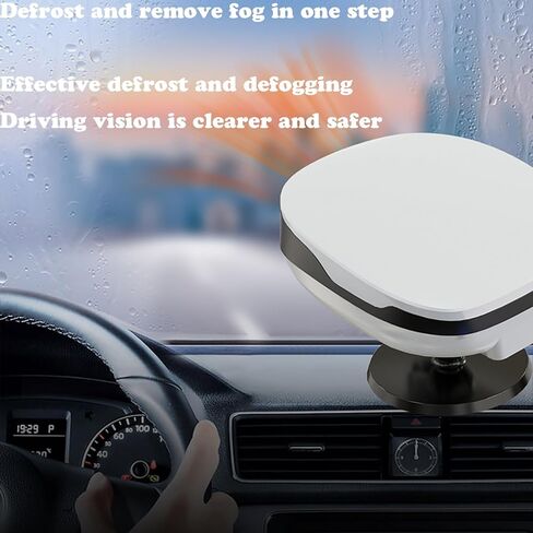 سخان سيارة محمول، 2023 ترقية مروحة سخان تلقائي، مزيل ضباب السيارة، تسخين سريع مزيل الصقيع بسرعة 150 وات 12 فولت مروحة سخان سيراميك أوتوماتيكية 3 منافذ توصيل في ولاعة السجائر in Kuwait
