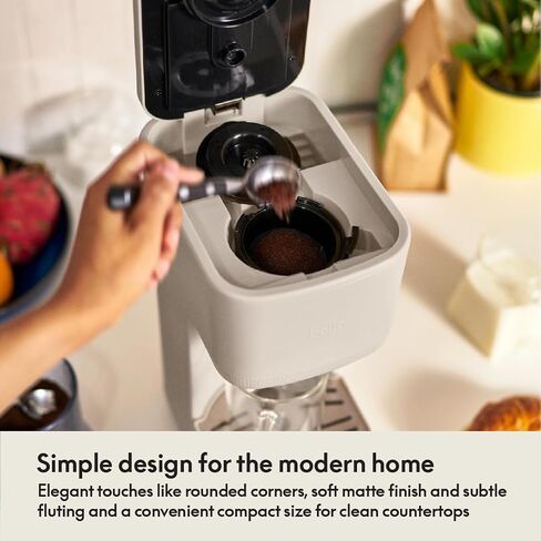 BELLA Single Serve Coffee Maker, K Cup & Coffee Ground Compatible with Removable, Adjustable Drip Tray, Auto Shutoff & Reusable Dishwasher Safe Accessories, Brews 6oz to 14oz, 1000 Watt, Oatmilk in Saudi Arabia