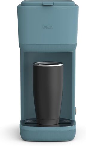BELLA Single Serve Coffee Maker, K Cup & Coffee Ground Compatible with Removable, Adjustable Drip Tray, Auto Shutoff & Reusable Dishwasher Safe Accessories, Brews 6oz to 14oz, 1000 Watt, Oatmilk in Saudi Arabia