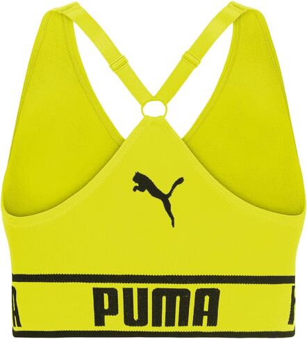 PUMA Women's Seamless Breathe Sports Bra, Dark Pink, Large in Saudi Arabia