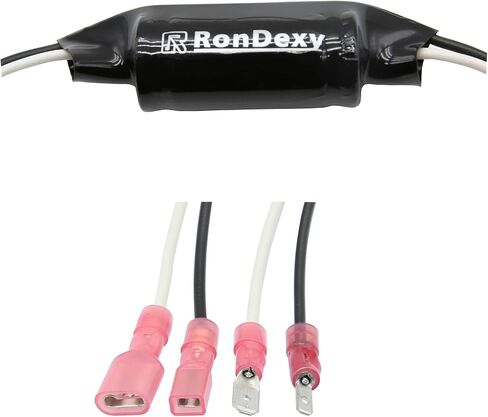 RonDexy RDBB-150 Pair of Bass Blocker/Passive Crossover Protect car Audio 8-12inch Speaker Filters Out 0-150Hz (4 Ohms) White and Black Wire in Kuwait