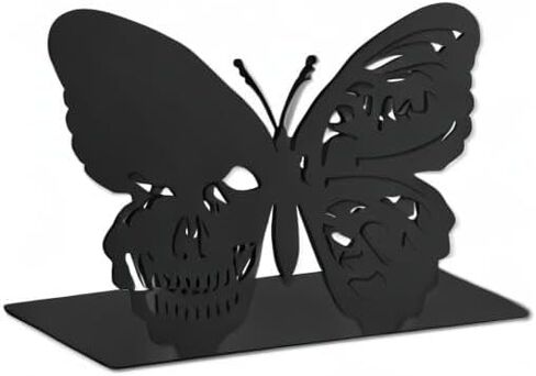 CREATCABIN Butterfly Mail Organizer Holder Letter Holder with 2 Mail Organizer Metal Mesh Compartments File Holder Desktop Decoration with White Box for Mail Bills Letters 6.9 x 5.3Inch in Saudi Arabia