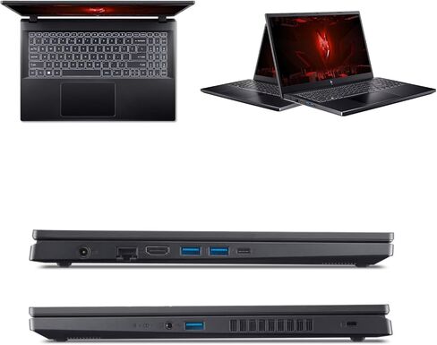 acer Nitro V 15.6" FHD 144Hz Gaming Laptop | Intel 10-Core i7-13620H | NVIDIA GeForce RTX 4060|Backlit | Black | 32GB RAM DDR5 | 1024GB SSD | Windows 11 Home |Bundle with USB 3.0 Hub in Saudi Arabia