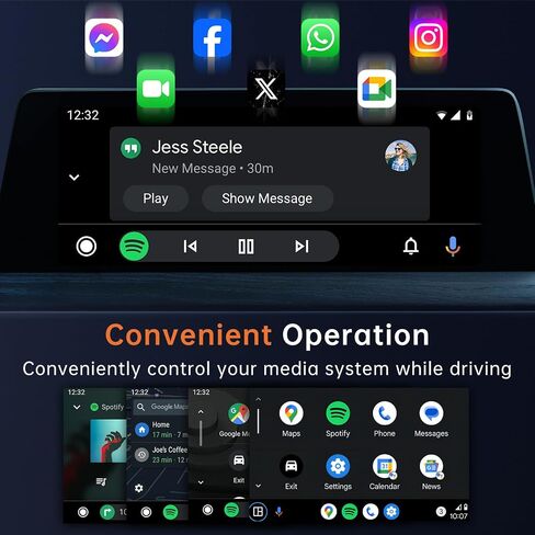 Kello Wireless CarPlay Adapter for Apple, Wireless Adapter Convert Wired to Wireless CarPlay Dongle Plug & Play Fit for 2015 and Above Cars with Factory CarPlay Function & for Apple iPhone iOS 10+ in Saudi Arabia