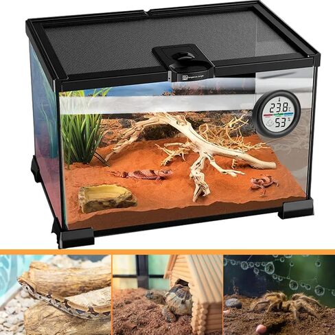 ملحقات خزان الزواحف، 2 عبوة من مقياس حرارة خزان التنين الملتحي لقياس الرطوبة للفهد أبو بريص، العنكبوت القافز، الأفعى، أبو بريص، الكرة بايثون، السحلية in Kuwait