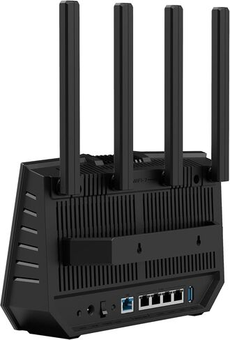 ASUS RT-BE92U BE9700 Tri-Band WiFi 7 Router, Supports New 320MHz Bandwidth & 4096-QAM, MLO, AI WAN Detection, AiMesh Support, Subscription-Free Network Security & Comprehensive VPN Features in Saudi Arabia