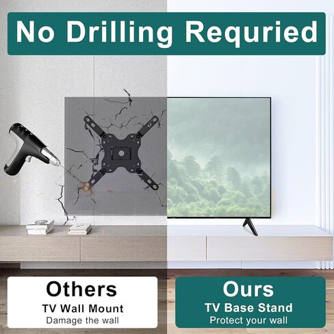 أرجل التلفزيون لحامل تلفزيون Vizio، فقط لـ D40f-J09 Vizio D-Series 40 بوصة فئة Full HD 1080p تلفزيون ذكي، وليس لنماذج التلفزيون الأخرى، لأرجل تلفزيون Vizio مع مجموعة مسامير in Kuwait