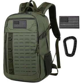 Tactical Backpack, 30L Military Daypack Molle Army 3 Day Assault (Black)