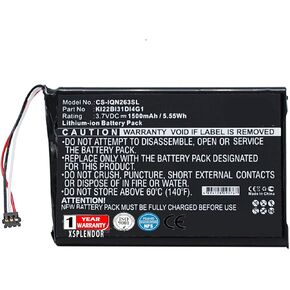 XPS Replacement Battery for Garmin 010-01188-02 2689LMT 2689LMT 6-inch Nuvi 2639LMT Nuvi 2639LMT 6-inch Nuvi 2689LMT PN Garmin KI22BI31DI4G1