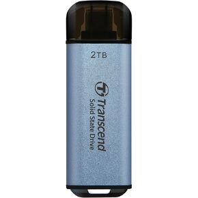 Transcend TS2TESD300C 2TB External, Portable, USB Type-C Solid State Drive, with Speeds up to 1,050MB/s
