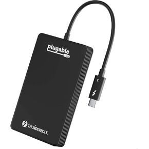 محرك أقراص SSD NVMe خارجي Thunderbolt 3 بسعة 512 جيجابايت قابل للتوصيل (حتى 2400 ميجابايت/1800 ميجابايت في R/W) in Kuwait