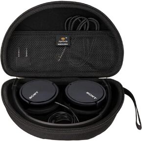 Aproca Hard Portable Storage Case, for Sony ZX Series/MDR-ZX110NC Noise Cancelling Headphones (Black)